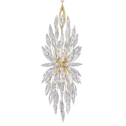 Fine Art Handcrafted Lighting Lily Buds 4 Light 13" Wide Crystal Pendant