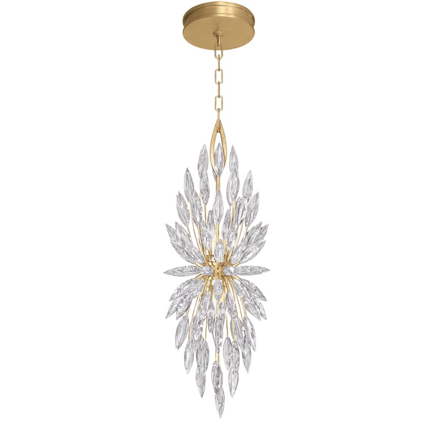 Fine Art Handcrafted Lighting Lily Buds 4 Light 13" Wide Crystal Pendant