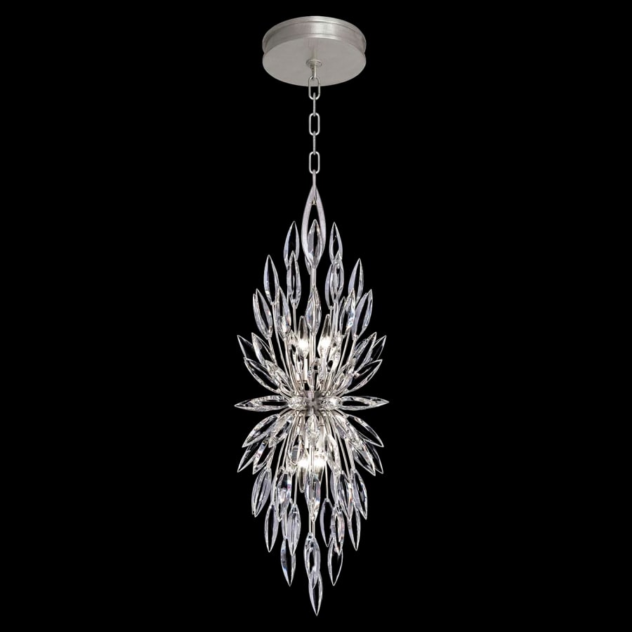 Fine Art Handcrafted Lighting Lily Buds 4 Light 13" Wide Crystal Pendant