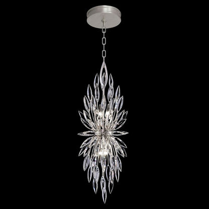 Fine Art Handcrafted Lighting Lily Buds 4 Light 13" Wide Crystal Pendant