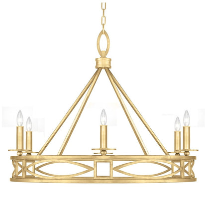 Fine Art Handcrafted Lighting Cienfuegos 6 Light 38" Wide Candle Style Chandelier