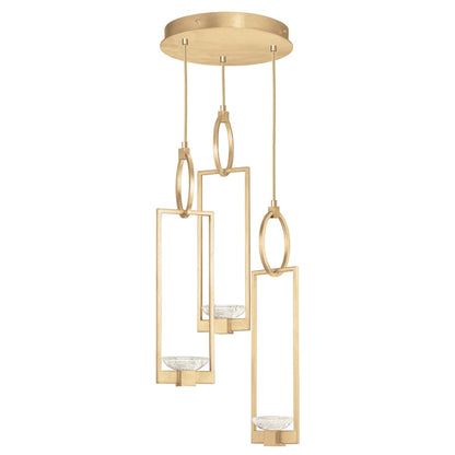 Fine Art Handcrafted Lighting Delphi 19" Wide LED Multi Light Pendant