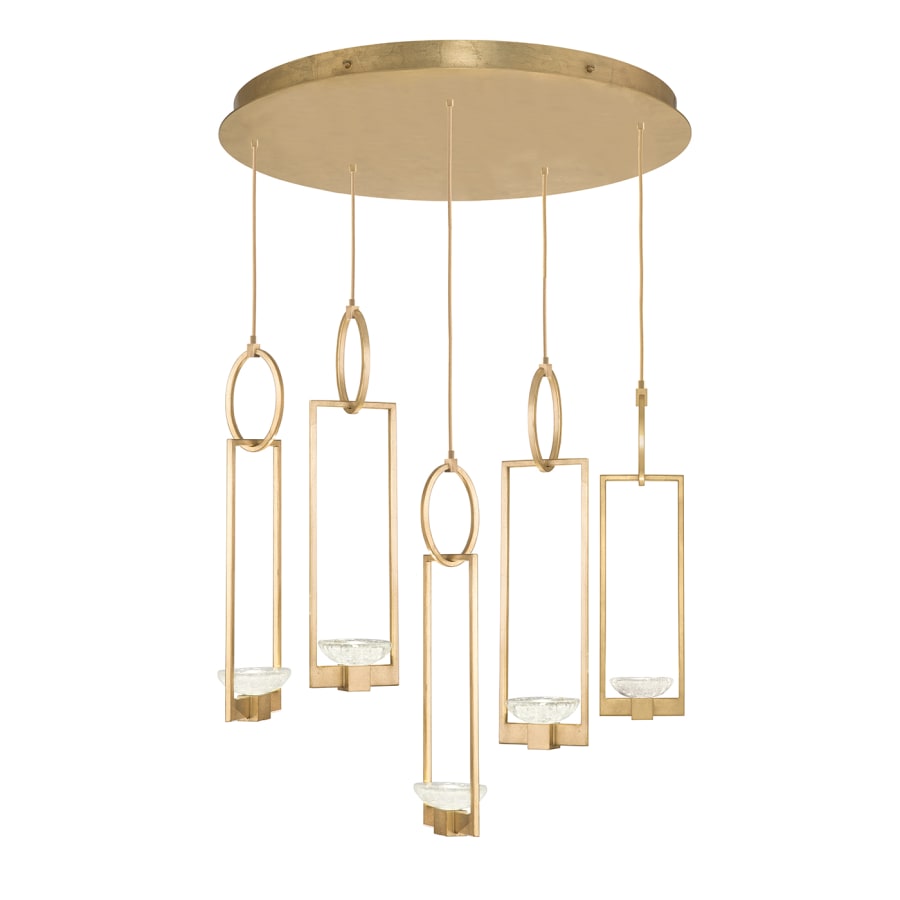 Fine Art Handcrafted Lighting Delphi 5 Light 27" Wide LED Multi Light Pendant