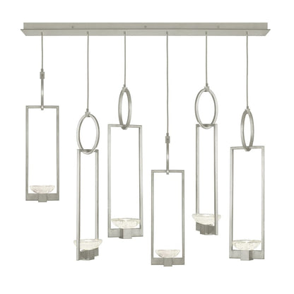 Fine Art Handcrafted Lighting Delphi 48" Wide LED Multi Light Pendant