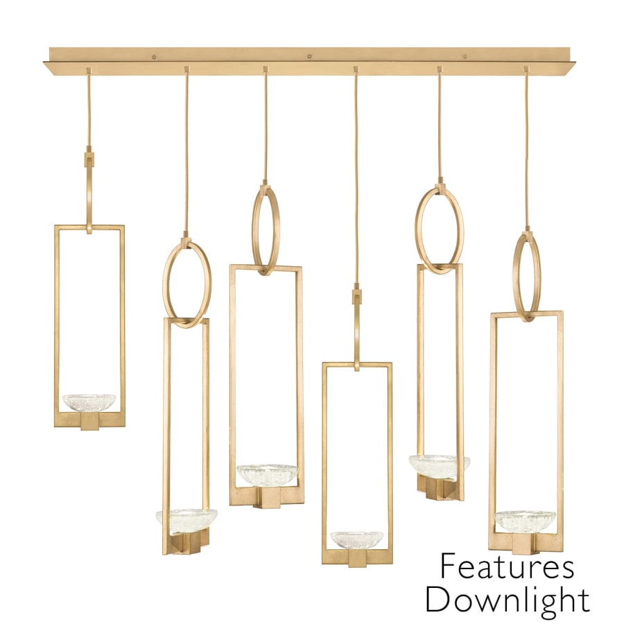 Fine Art Handcrafted Lighting Delphi 48" Wide LED Multi Light Pendant