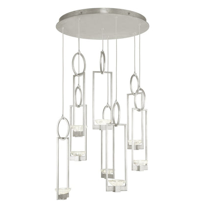 Fine Art Handcrafted Lighting Delphi 34" Wide LED Multi Light Pendant