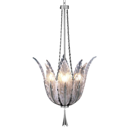 Fine Art Handcrafted Lighting Plume 4 Light 18" Wide Crystal Pendant