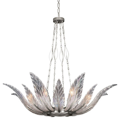 Fine Art Handcrafted Lighting Plume 8 Light 39" Wide Crystal Chandelier