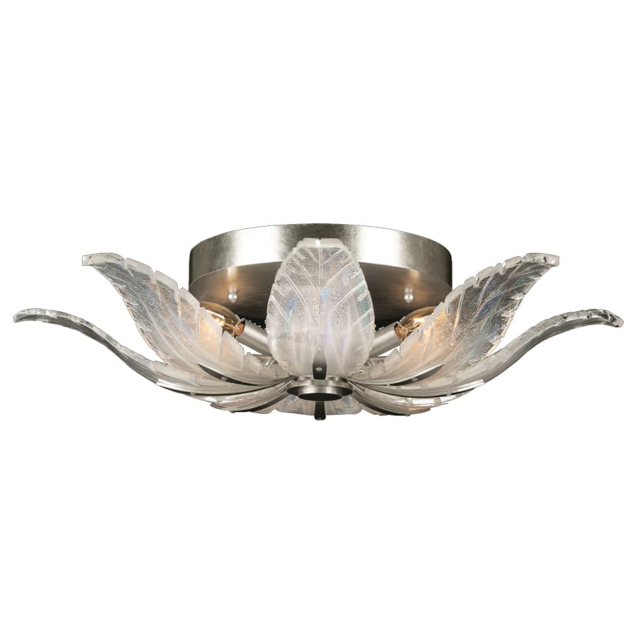 Fine Art Handcrafted Lighting Plume 4 Light 28" Wide Semi-Flush Bowl Ceiling Fixture