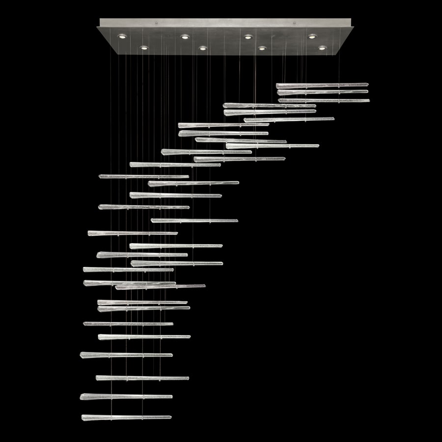 Fine Art Handcrafted Lighting Elevate 8 Light 62" Wide LED Crystal Chandelier