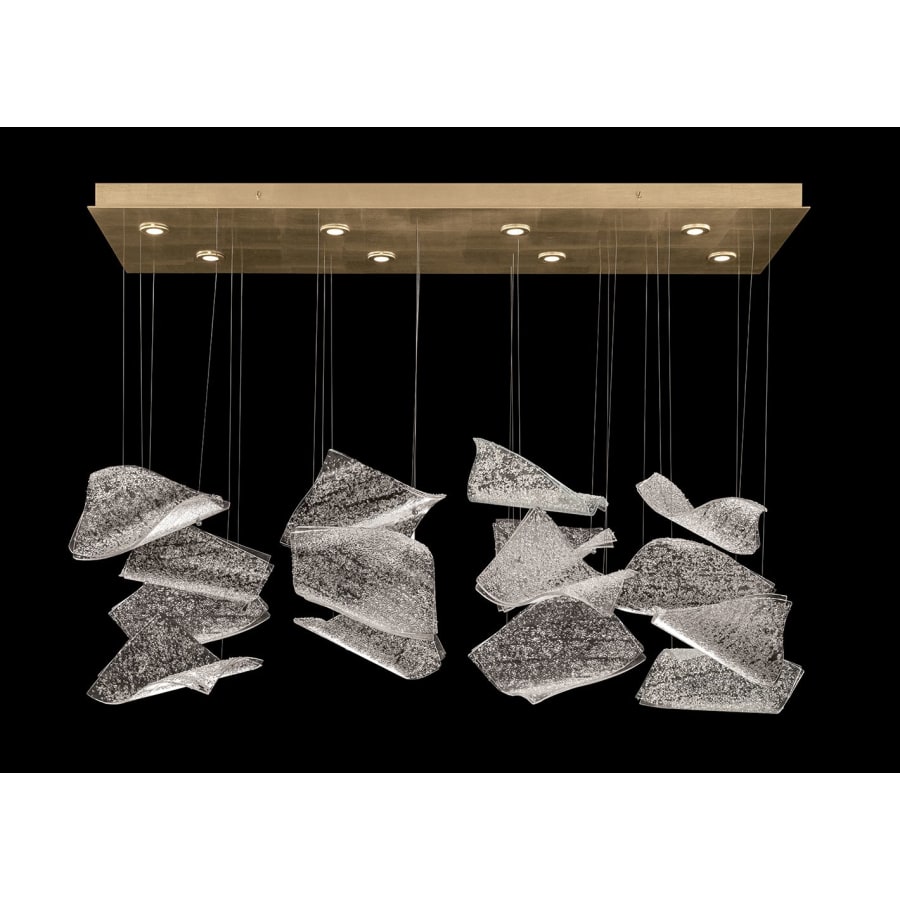 Fine Art Handcrafted Lighting Elevate 8 Light 54" Wide LED Abstract Multi Light Pendant