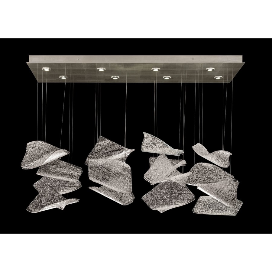 Fine Art Handcrafted Lighting Elevate 8 Light 54" Wide LED Abstract Multi Light Pendant