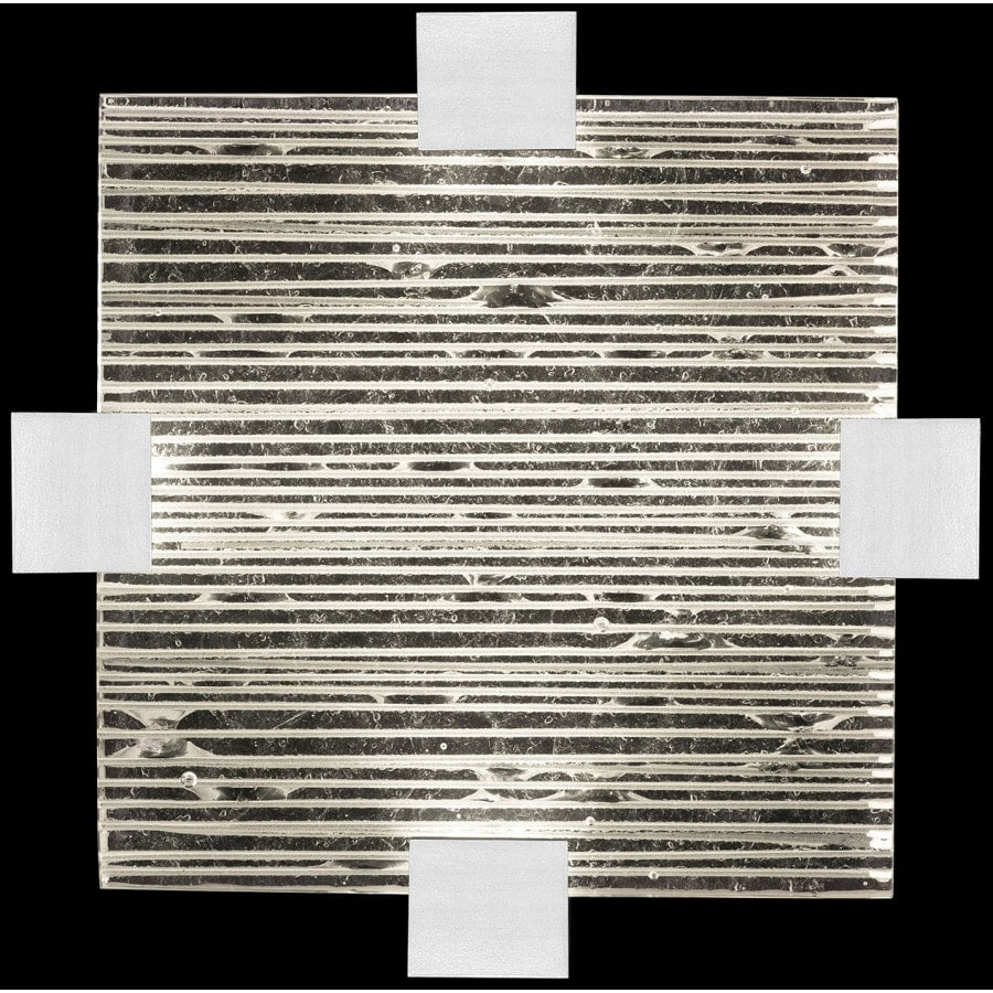 Fine Art Handcrafted Lighting Terra 17" Wide LED Semi-Flush Square Ceiling Fixture