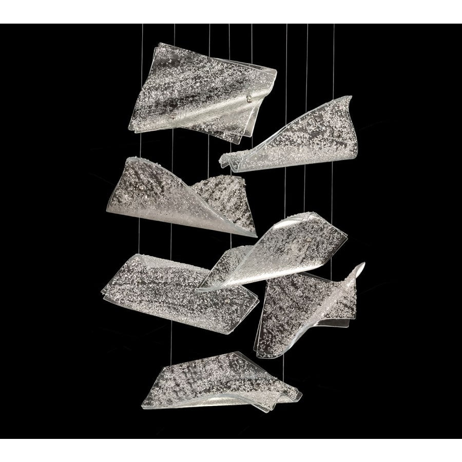 Fine Art Handcrafted Lighting Elevate 3 Light 23" Wide LED Abstract Multi Light Pendant