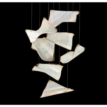 Fine Art Handcrafted Lighting Elevate 3 Light 23" Wide LED Abstract Multi Light Pendant