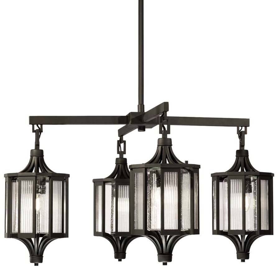 Fine Art Handcrafted Lighting Bristol 4 Light 31" Wide Pendant