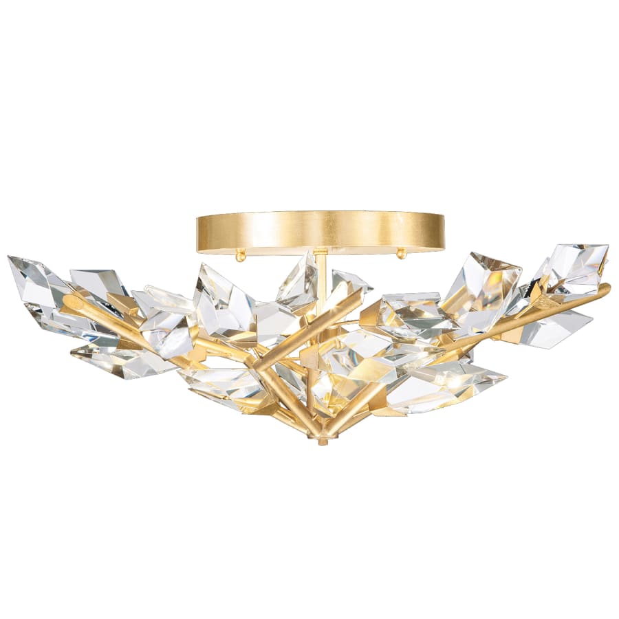 Fine Art Handcrafted Lighting Foret 4 Light 31" Wide Semi-Flush Ceiling Fixture