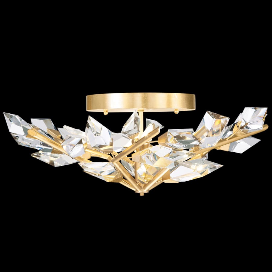 Fine Art Handcrafted Lighting Foret 4 Light 31" Wide Semi-Flush Ceiling Fixture