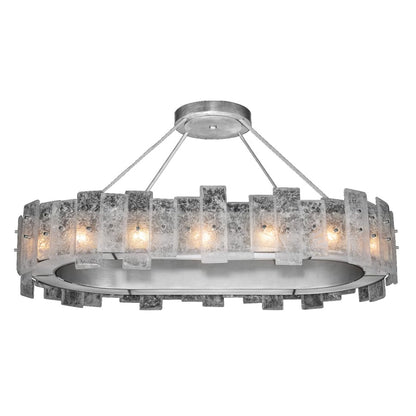 Fine Art Handcrafted Lighting Lunea 16 Light 44" Wide Crystal Linear Chandelier