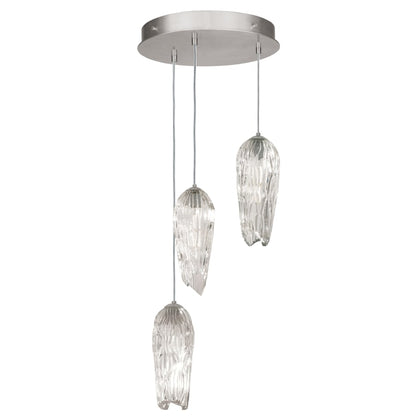 Fine Art Handcrafted Lighting Las Olas 3 Light 18" Wide Multi Light Pendant