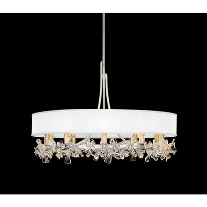 Fine Art Handcrafted Lighting Azu 10 Light 35" Wide Crystal Chandelier