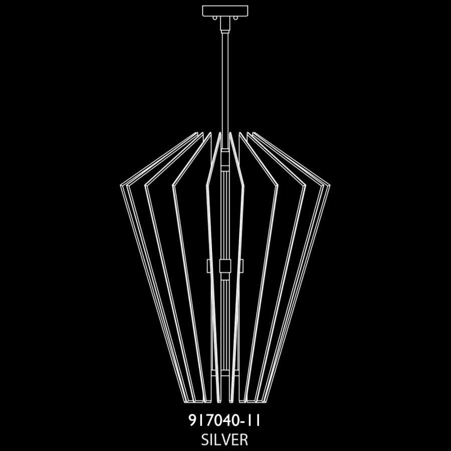 Fine Art Handcrafted Lighting Newton 28" Wide LED Crystal Chandelier