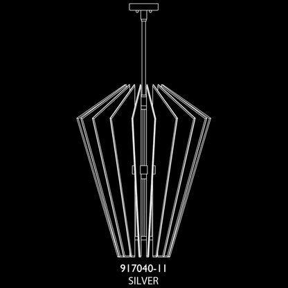 Fine Art Handcrafted Lighting Newton 28" Wide LED Crystal Chandelier