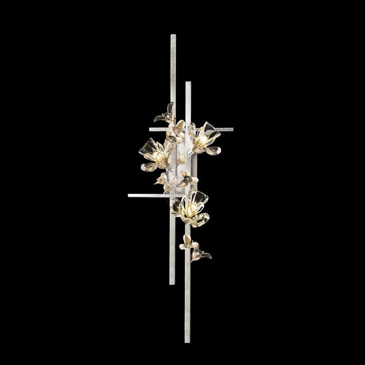 Fine Art Handcrafted Lighting Azu 3 Light 44" Tall Wall Sconce