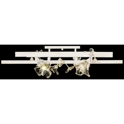 Fine Art Handcrafted Lighting Azu 4 Light 35" Wide Semi-Flush Ceiling Fixture