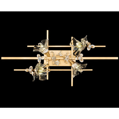 Fine Art Handcrafted Lighting Azu 4 Light 35" Wide Semi-Flush Ceiling Fixture