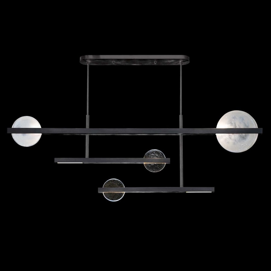 Fine Art Handcrafted Lighting Selene 6 Light 67" Wide LED Linear Pendant