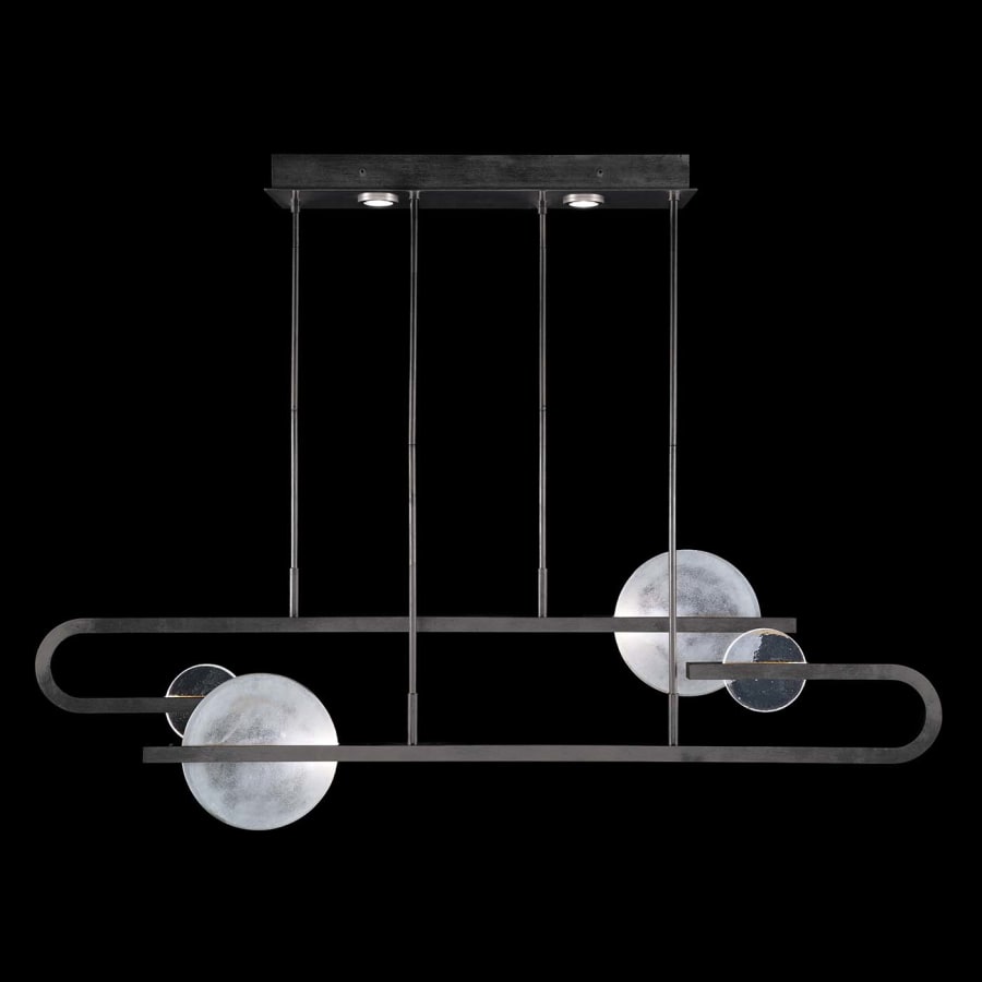 Fine Art Handcrafted Lighting Selene 6 Light 65" Wide LED Linear Pendant