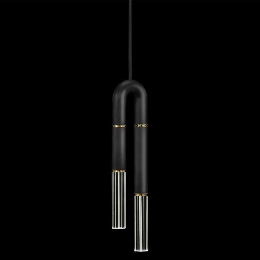 Fine Art Handcrafted Lighting Antonia 2 Light 7" Wide LED Crystal Mini Pendant