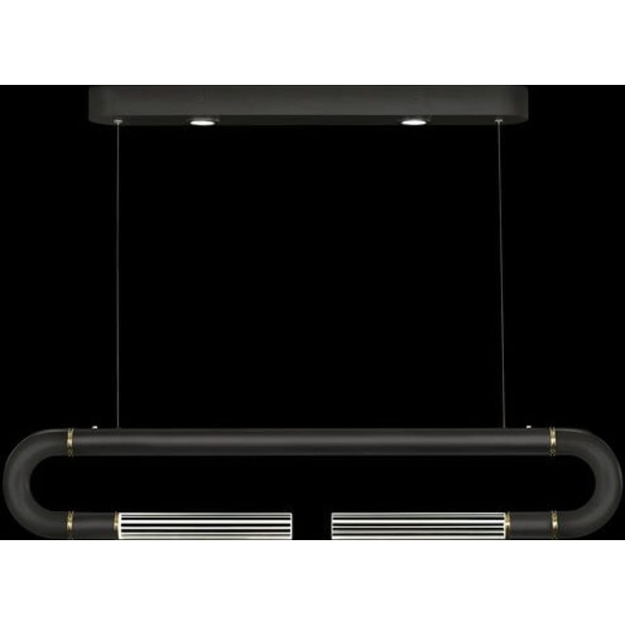 Fine Art Handcrafted Lighting Antonia 2 Light 52" Wide LED Crystal Linear Pendant
