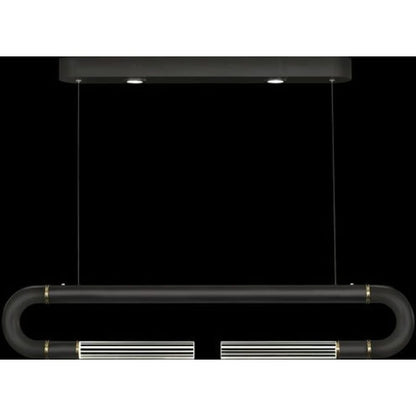 Fine Art Handcrafted Lighting Antonia 2 Light 52" Wide LED Crystal Linear Pendant