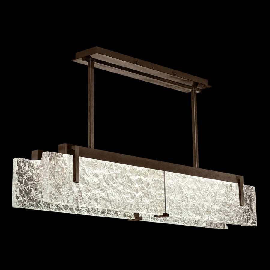 Fine Art Handcrafted Lighting Terra 53" Wide LED Linear Pendant