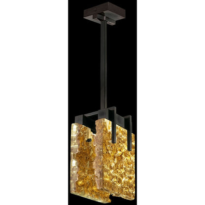 Fine Art Handcrafted Lighting Terra 8" Wide LED Mini Pendant