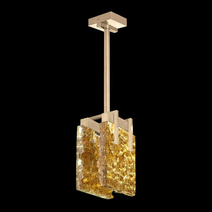 Fine Art Handcrafted Lighting Terra 8" Wide LED Mini Pendant