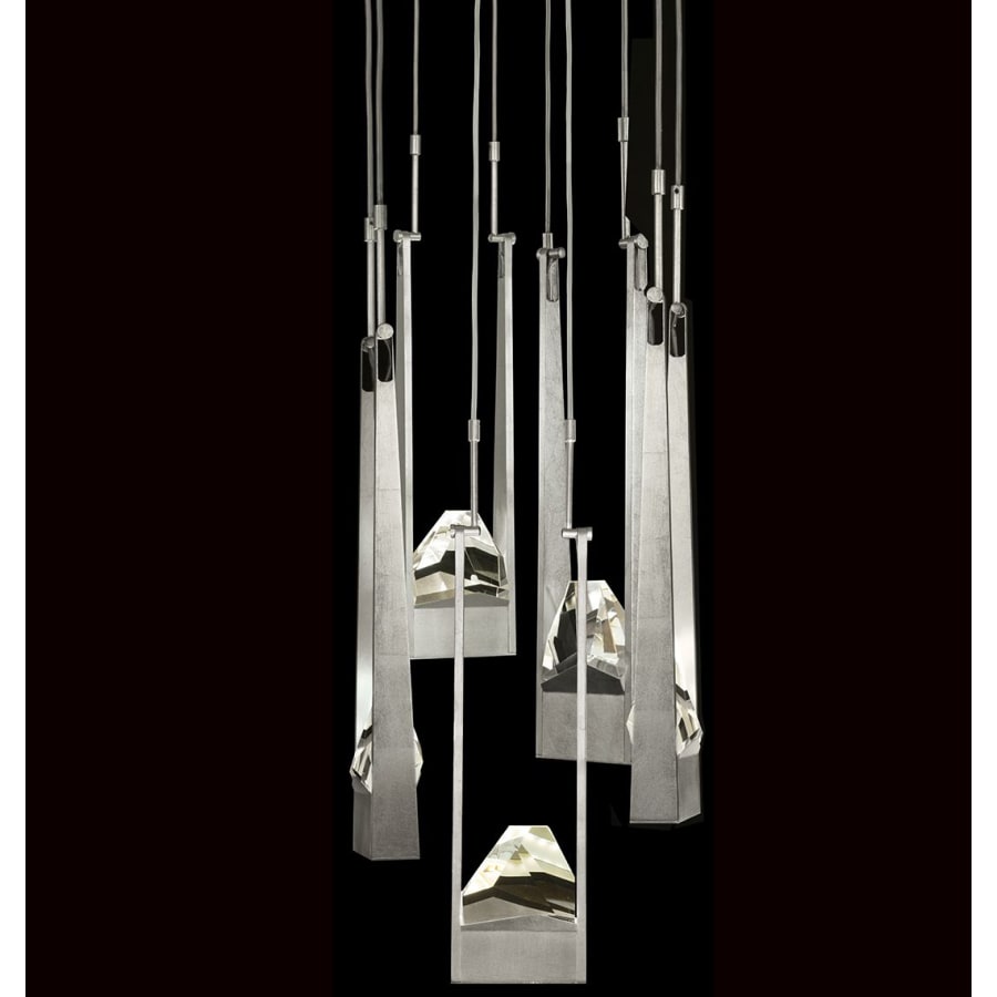 Fine Art Handcrafted Lighting Strata 25" Wide LED Abstract Multi Light Pendant