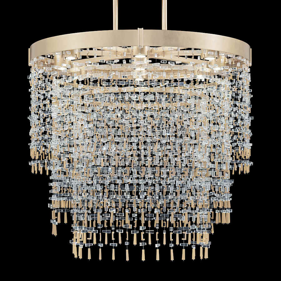 Fine Art Handcrafted Lighting Capri 9 Light 45" Wide LED Crystal Pendant