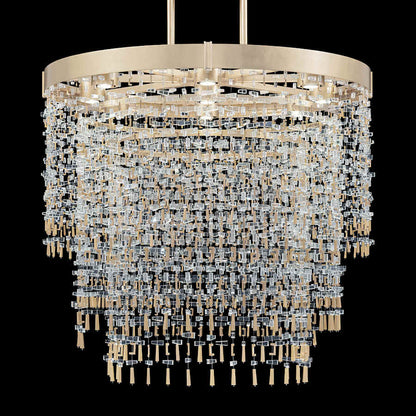 Fine Art Handcrafted Lighting Capri 9 Light 45" Wide LED Crystal Pendant
