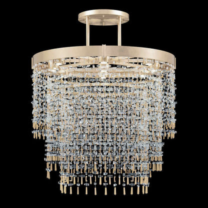Fine Art Handcrafted Lighting Capri 9 Light 45" Wide LED Crystal Pendant