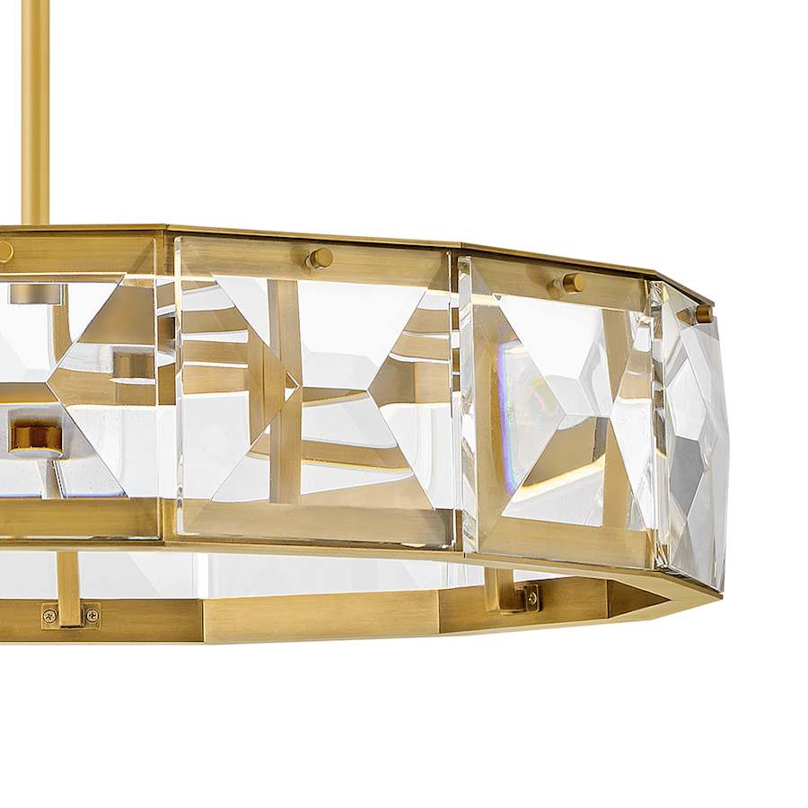 Fredrick Ramond Jolie 30" Wide LED Crystal Drum Chandelier