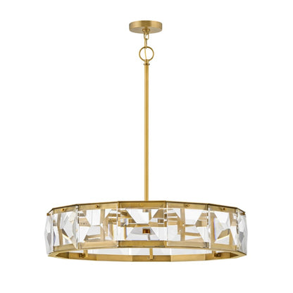 Fredrick Ramond Jolie 30" Wide LED Crystal Drum Chandelier