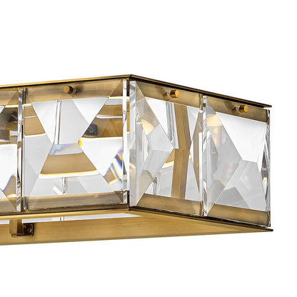 Fredrick Ramond Jolie 45" Wide LED Crystal Linear Chandelier