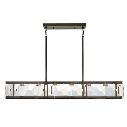 Fredrick Ramond Jolie 45" Wide LED Crystal Linear Chandelier