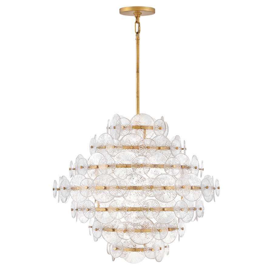 Fredrick Ramond Rene 16 Light 30" Wide Ring Chandelier