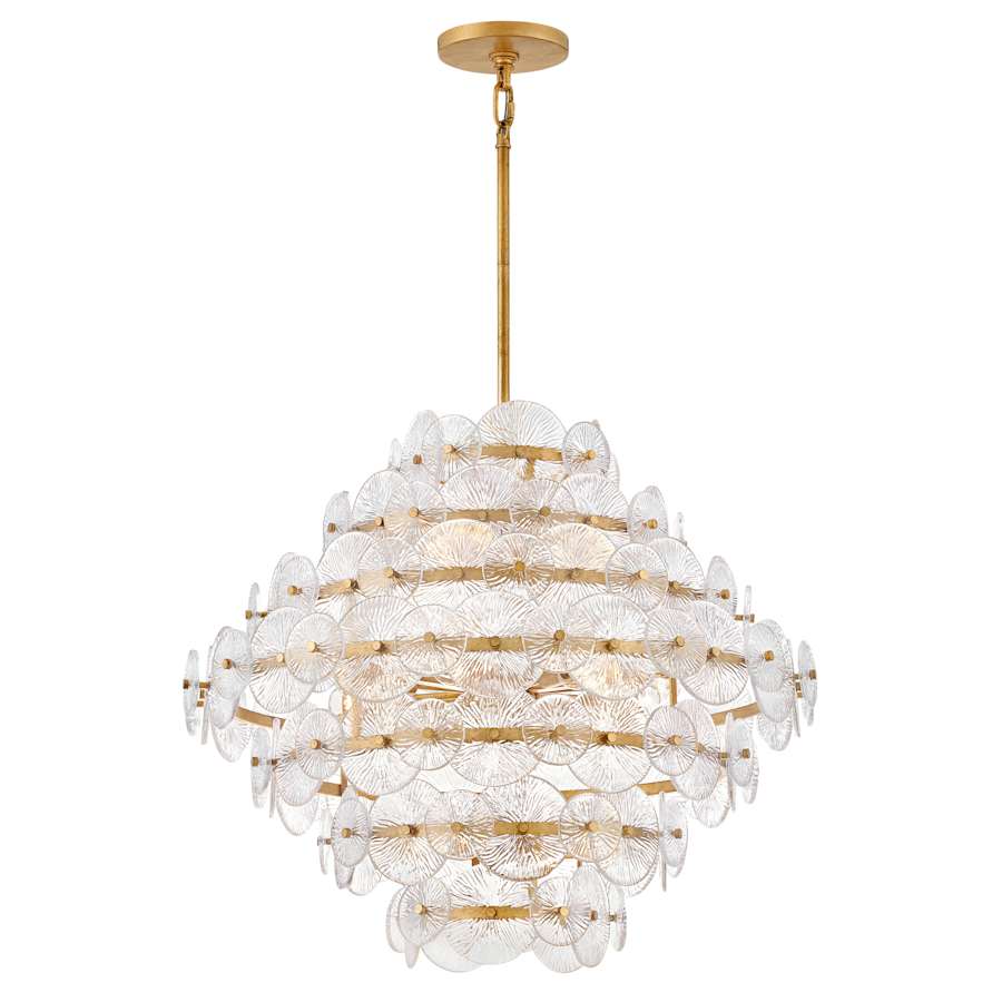 Fredrick Ramond Rene 16 Light 30" Wide Ring Chandelier