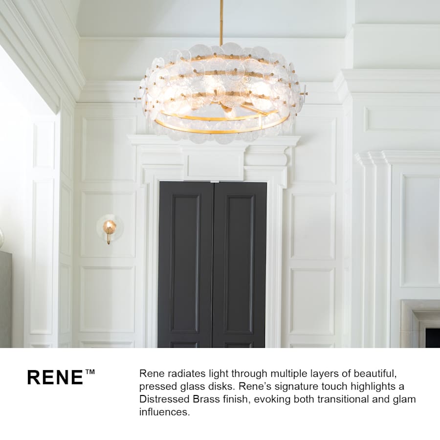 Fredrick Ramond Rene 16 Light 30" Wide Ring Chandelier