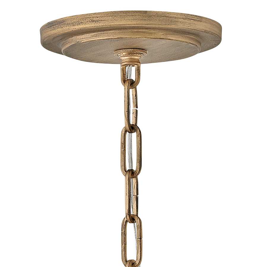 Fredrick Ramond Dune 6 Light 25" Wide Beaded Waterfall Chandelier